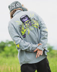 THUNDER FRANKEN EMBROIDERY LONG SLEEVED BUTTON-DOWN SHIRT