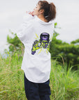 THUNDER FRANKEN EMBROIDERY LONG SLEEVED BUTTON-DOWN SHIRT