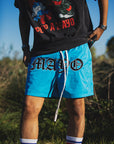MAYO CENTER LOGO EMBROIDERY 2WAY HYBRID SWIM SHORTS