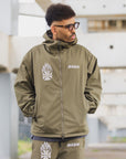 FIRE IRON CROSS EMBROIDERY NYLON JKT