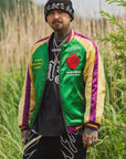 MAYO FIRE Embroidery Reversible Souvenir Jacket
