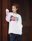 A SKELETON IN THE CLOSET EMBROIDERY LONG SLEEVE TEE