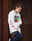 A SKELETON IN THE CLOSET EMBROIDERY LONG SLEEVE TEE