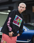 A SKELETON IN THE CLOSET EMBROIDERY LONG SLEEVE TEE