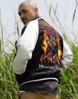 MAYO FIRE Embroidery Reversible Souvenir Jacket