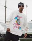 BELIEVE REINCARNATION EMBROIDERY LONG SLEEVE TEE