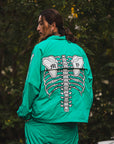 MAYO BONES Embroidery Nylon Anorak