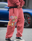 TRUST IN GOD EMBROIDERY SWEAT PANTS