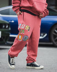 TRUST IN GOD EMBROIDERY SWEAT PANTS