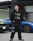TRUST IN GOD EMBROIDERY SWEAT PANTS