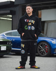 TRUST IN GOD EMBROIDERY SWEAT PANTS
