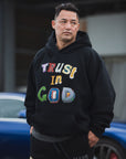 TRUST IN GOD EMBROIDERY HOODIE