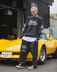 MAYO BANDANA SKULL EMBROIDERY SWEAT PANTS