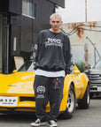 MAYO BANDANA SKULL EMBROIDERY SWEAT PANTS