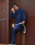 FADE PLAIN EMBROIDERY SWEAT PANTS