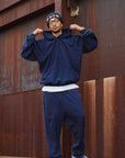 FADE PLAIN EMBROIDERY SWEAT PANTS