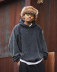 FADE PLAIN EMBROIDERY HOODIE