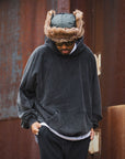 FADE PLAIN EMBROIDERY HOODIE