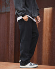 FADE PLAIN EMBROIDERY SWEAT PANTS