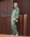 FADE PLAIN EMBROIDERY SWEAT PANTS