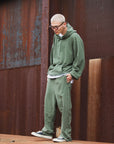 FADE PLAIN EMBROIDERY SWEAT PANTS