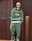 FADE PLAIN EMBROIDERY SWEAT PANTS