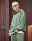 FADE PLAIN EMBROIDERY HOODIE