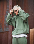 FADE PLAIN EMBROIDERY HOODIE