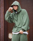 FADE PLAIN EMBROIDERY HOODIE