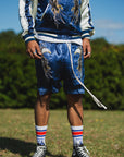 EAGLE THUNDER EMBROIDERY SOUVENIR SHORTS