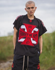 IRON CROSS EMBROIDERY 2WAY NYLON SHORTS