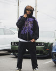GREAT MAYO THUNDER EMBROIDERY ZIP UP HOODIE
