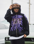 GREAT MAYO THUNDER EMBROIDERY ZIP UP HOODIE