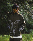 WESTERN EMBROIDERY NYLON JKT