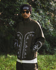 WESTERN EMBROIDERY NYLON JKT