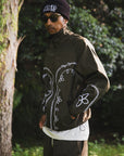 WESTERN EMBROIDERY NYLON JKT