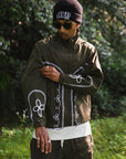 WESTERN EMBROIDERY NYLON JKT