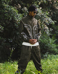 WESTERN EMBROIDERY NYLON CARGO PANTS