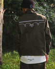 WESTERN EMBROIDERY NYLON JKT
