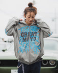 GREAT MAYO THUNDER EMBROIDERY ZIP UP HOODIE