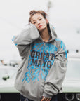 GREAT MAYO THUNDER EMBROIDERY ZIP UP HOODIE