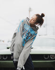 GREAT MAYO THUNDER EMBROIDERY ZIP UP HOODIE