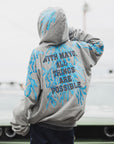 GREAT MAYO THUNDER EMBROIDERY ZIP UP HOODIE
