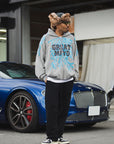 GREAT MAYO THUNDER EMBROIDERY ZIP UP HOODIE