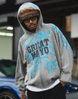 GREAT MAYO THUNDER EMBROIDERY ZIP UP HOODIE