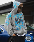 GREAT MAYO THUNDER EMBROIDERY ZIP UP HOODIE