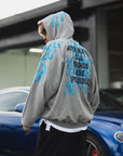 GREAT MAYO THUNDER EMBROIDERY ZIP UP HOODIE