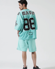 MAYO MESSAGE EMBROIDERY GAME SHORT SLEEVE SHIRT