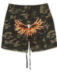 MAYO Fire Eagle Camo Embroidery Shorts