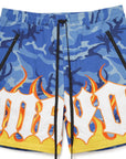 MAYO Fire Eagle Camo Embroidery Shorts